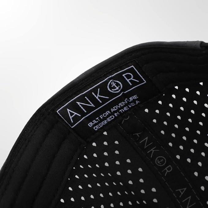 ANKOR Performance Hat - Water Resistant UPF 50 Lightweight Men’s Baseball Cap | Men’s Hat for Workout, Outdoor, Beach, Sports