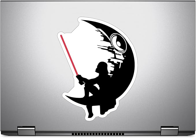 (1PC) Death Vader Star Sticker for Phone Tablet Laptop Car Truck Window | 4" Sticker