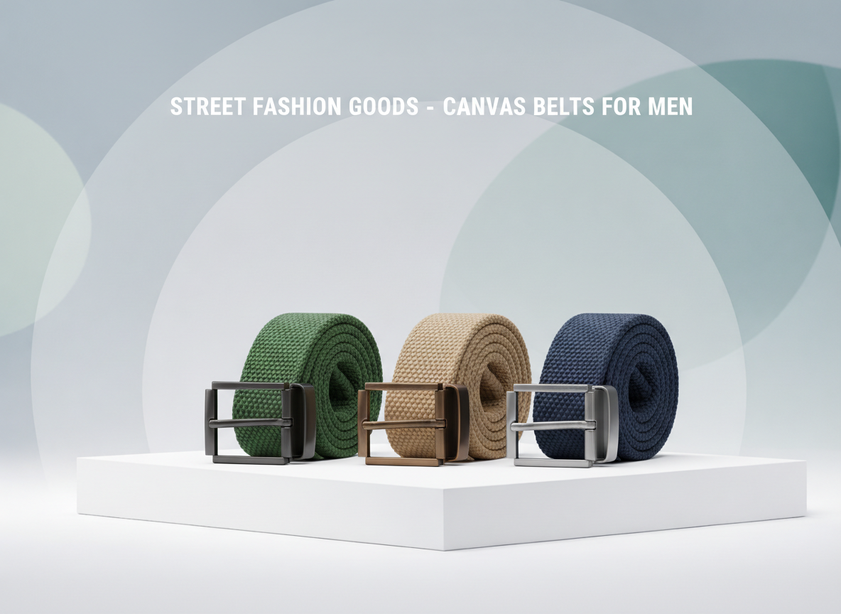 Canvas belts for men