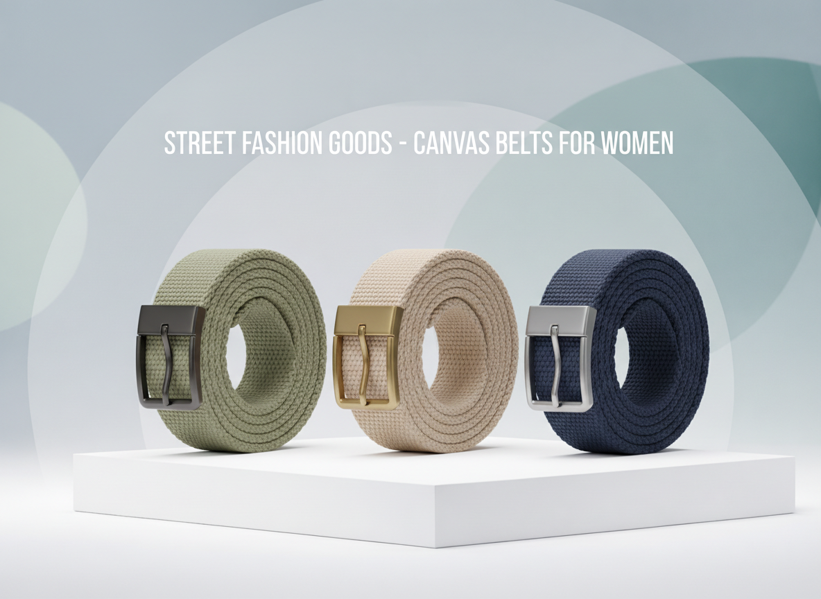 Canvas belts for women