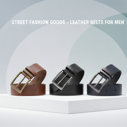 Collection image for: Leather belts for men