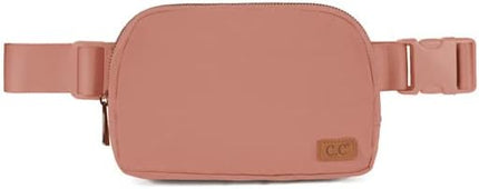 C.C Women's Fanny Pack Crossbody Bag with Adjustable Strap - Fashion Waist Pack in Dusty Mauve (BG-4253)