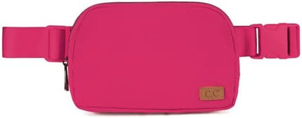 C.C Women's Fanny Pack Crossbody Bag with Adjustable Strap - Waist Pack Gift (BG-4253) (Hot Pink)