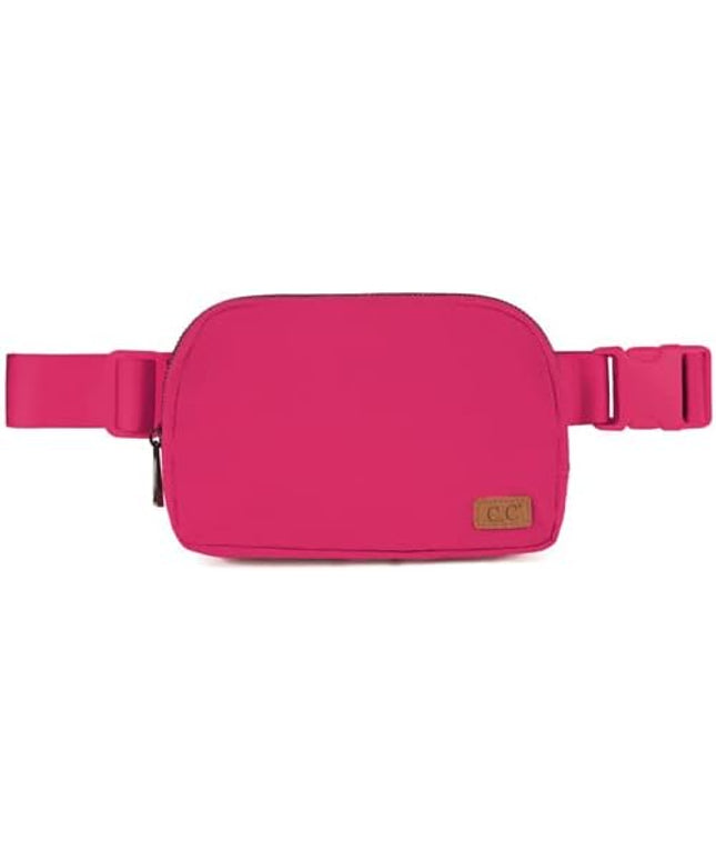 C.C Women's Fanny Pack Crossbody Bag with Adjustable Strap - Waist Pack Gift (BG-4253) (Hot Pink)