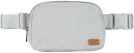 C.C Belt Bag Fanny Pack Crossbody Bag Fashion Waist Pack with Adjustable Strap - Gift for Women (BG-4253) (lt. grey)