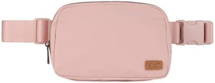 C.C Belt Bag Lady's Crossbody Bags Fashion Waist Pack (Fanny Pack) with Adjustable Strap - Rose
