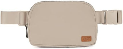 C.C Women's Belt Bag - Fanny Pack & Crossbody Bag with Adjustable Strap - Fashion Waist Pack in Beige (BG-4253)