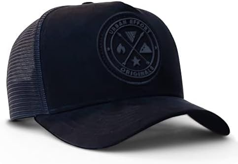 Urban Effort Mesh Back Cap - for Men and Women Baseball Hat 5-Panel Trucker Hat - Great Snapback Closure for Hunting & Hiking