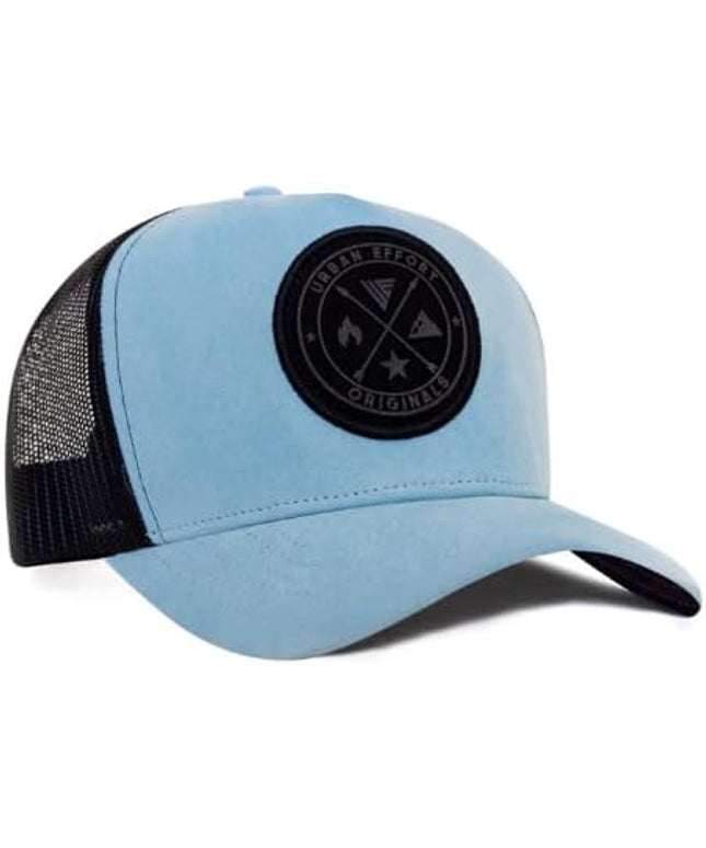 Urban Effort Mesh Back Cap - for Men and Women Baseball Hat 5-Panel Trucker Hat - Great Snapback Closure for Hunting & Hiking