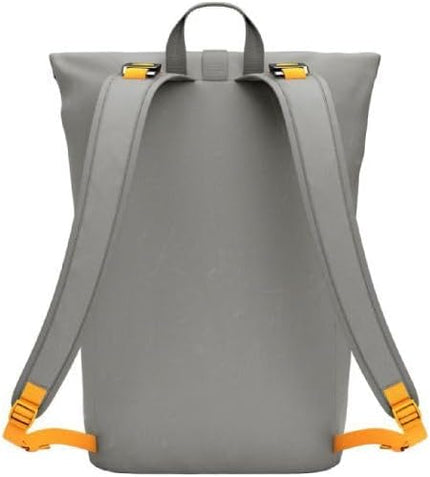Db Journey Essential Backpack - Lightweight, Durable Rolltop Backpack with Laptop Compartment for Work, and Gym, Travel Backpack with Roller Bag Attachment, 12L - Sand Gray