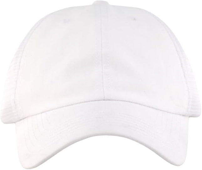 CYGTE Distressed Soft Trucker Hat | XL/XXL Available | Unstructured Vinatge Washed Snapback Baseball Cap for Men Women