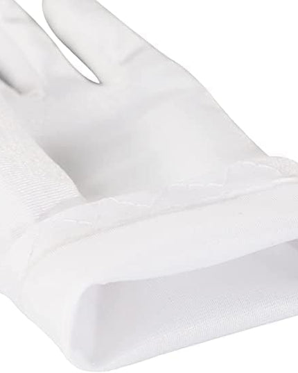 Sahabowi Satin Gloves Formal Bridal Banquet Party Wedding Opera Solid Colorful Mitten For Women