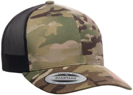 Mrlahat 6606 Yupoong Classics Retro Trucker Cap with Black Bandana