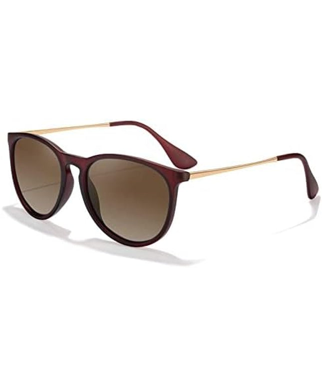 CHBP Polarized Sunglasses for Women Men - Trendy 2025 Vintage Classic Retro Round Mirrored Lens Designer Style