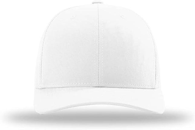 Richardson 112 Classic Six-Panel Adjustable Snapback Trucker Cap | Bulk Packs Available