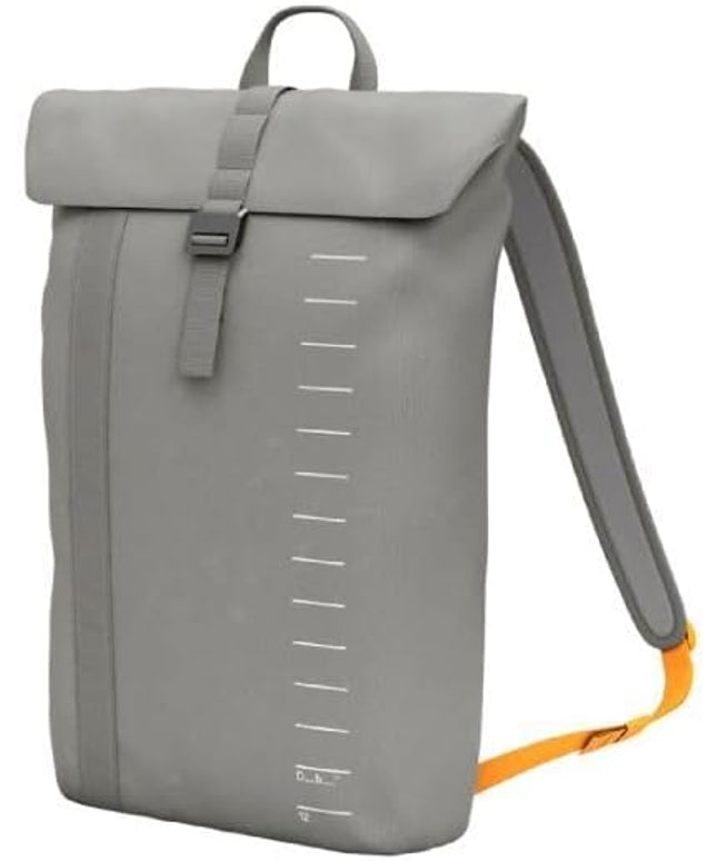 Db Journey Essential Backpack - Lightweight, Durable Rolltop Backpack with Laptop Compartment for Work, and Gym, Travel Backpack with Roller Bag Attachment, 12L - Sand Gray