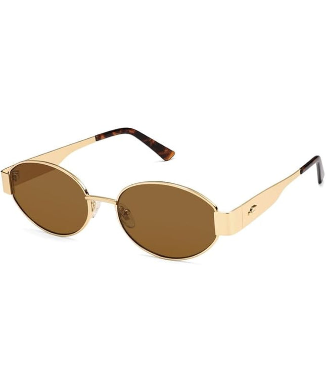 SOJOS Retro Oval Sunglasses for Women Trendy Classic Shades UV400 Protection SJ1256
