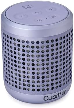 Cubitt Power Go Gen2 Portable Bluetooth Speaker – 16W Loud Sound, Waterproof IPX7, Bluetooth 5.3, Up to 9H Playtime, TWS Pairing, Quick USB-C Charging – Dusty Lilac