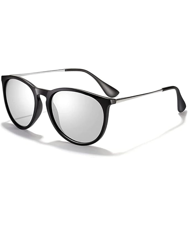 CHBP Polarized Sunglasses for Women Men - Trendy 2025 Vintage Classic Retro Round Mirrored Lens Designer Style