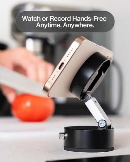 Statik HyperMount®(Gen 2) Vacuum Phone Mount - Magnetic Phone Holder, Vacuum Seal Car Phone Mount, Use on Any Surface, Compatible with Apple MagSafe and Magnetic Rings Included for Android Devices