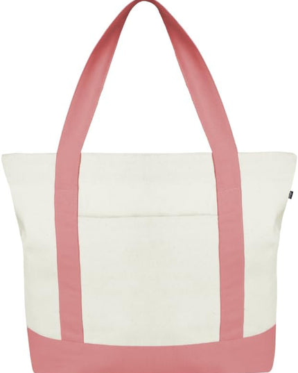 Eco Right Canvas Tote Bag for Women with Zip & Inner Pocket, 100% Organic Cotton Tote Bags for Men, Shopping, Beach