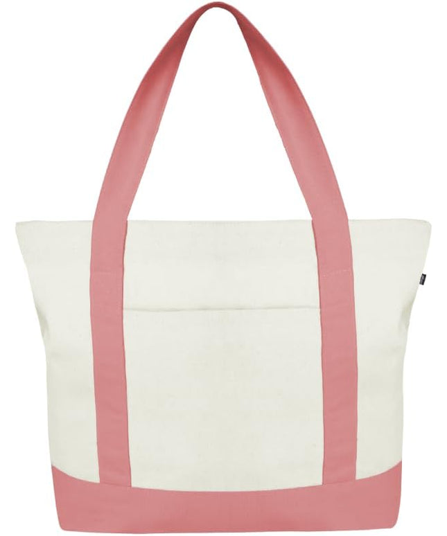Eco Right Canvas Tote Bag for Women with Zip & Inner Pocket, 100% Organic Cotton Tote Bags for Men, Shopping, Beach