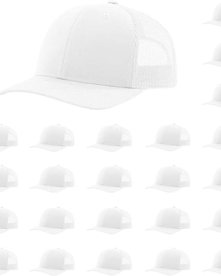Richardson 112 Classic Six-Panel Adjustable Snapback Trucker Cap | Bulk Packs Available