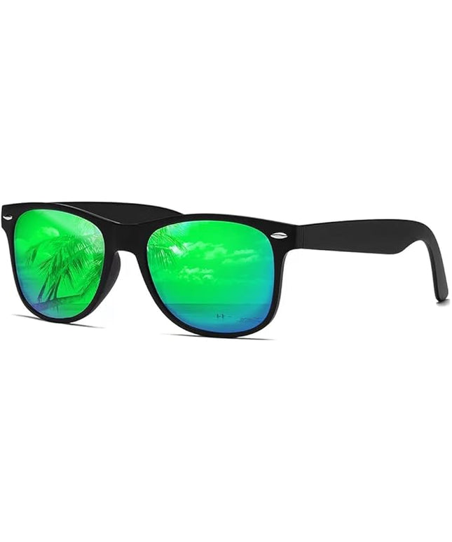 DEMIKOS Sunglasses Men Polarized Sunglasses for Mens Womens Retro Mirror Lens for Driving Fishing UV Protection