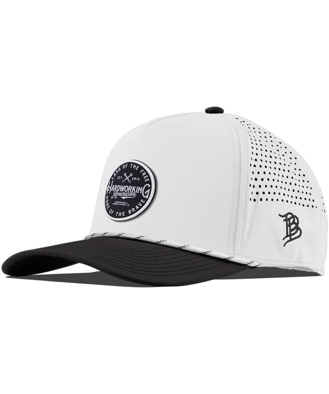 Branded Bills Hardworking PVC Curved 5 Panel Rope, Snapback Closure, Lightweight, Comfortable Baseball Cap
