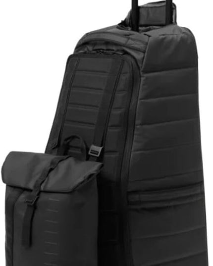 Db Journey Essential Backpack - Travel Backpack with Laptop Compartment for Work, and Gym, Lightweight, Roller Bag Attachment, 12L - Black Out