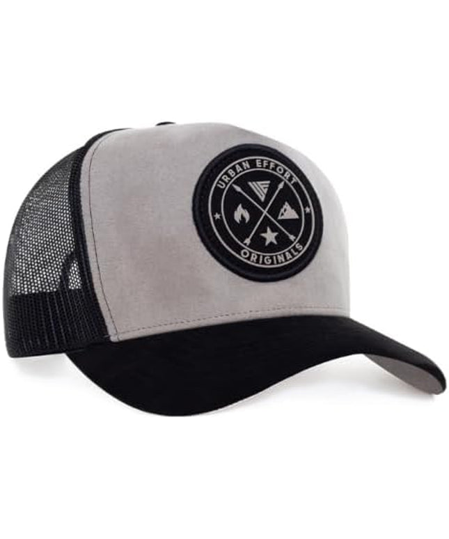 Urban Effort Mesh Back Cap - for Men and Women Baseball Hat 5-Panel Trucker Hat - Great Snapback Closure for Hunting & Hiking