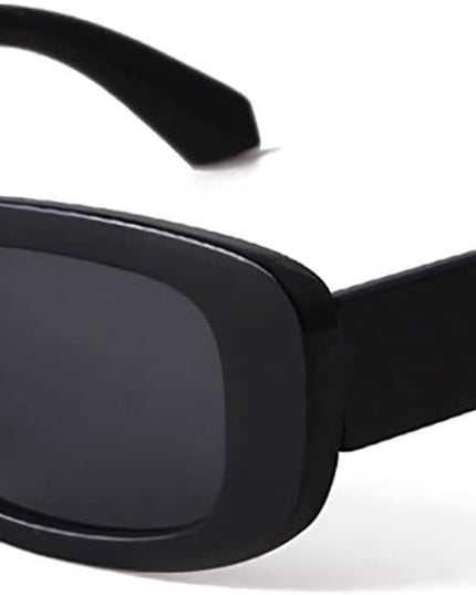 KUGUAOK Retro Rectangle Sunglasses Women and Men Vintage Small Square Sun Glasses UV Protection Glasse