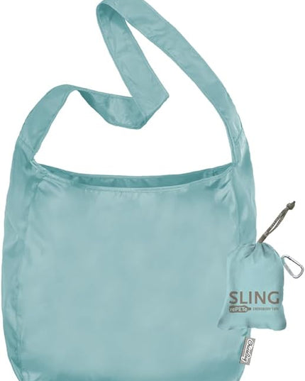 ChicoBag Sling rePETe + Refine | Eco-friendly Messenger-Style Reusable Tote Bag