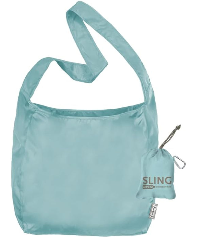 ChicoBag Sling rePETe + Refine | Eco-friendly Messenger-Style Reusable Tote Bag
