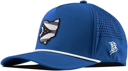 Branded Bills Ohio Vintage PVC 5-Panel Performance, Lightweight, Comfortable Baseball Cap