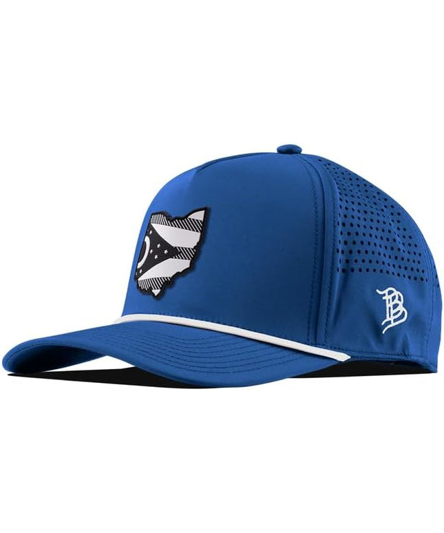 Branded Bills Ohio Vintage PVC 5-Panel Performance, Lightweight, Comfortable Baseball Cap