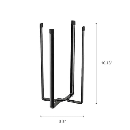 YAMAZAKI Home Tower Kitchen Multi Eco Stand - Multifunctional Plastic Bag Holder Bottle Dryer - Steel