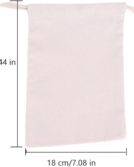 Breathable Dust-proof Drawstring Storage Pouch String Bag for Handbags Purses Shoes Eco Bag (5 PCS, 7 * 9.44 in)