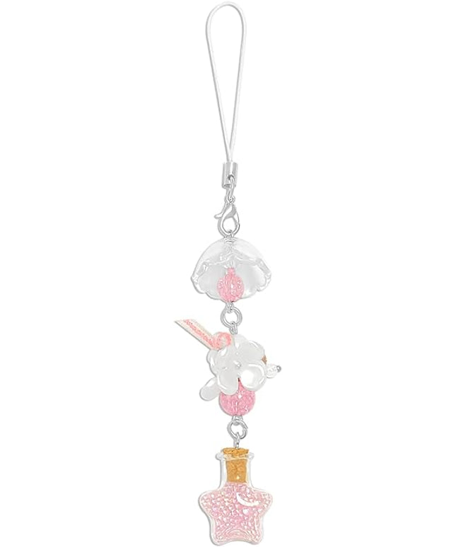 1-4PCS Cute Phone Charms Aesthetic Y2K Cell Phone Charms Strap Strawberry Butterfly Star PhoneCharm Y2K Accessories for Bag Keychain Airpods Camera Pendants Decor
