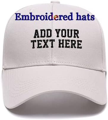 Custom Embroidered Hats Your Own Text Curved Bill Hip Hop Snapback Baseball Hats