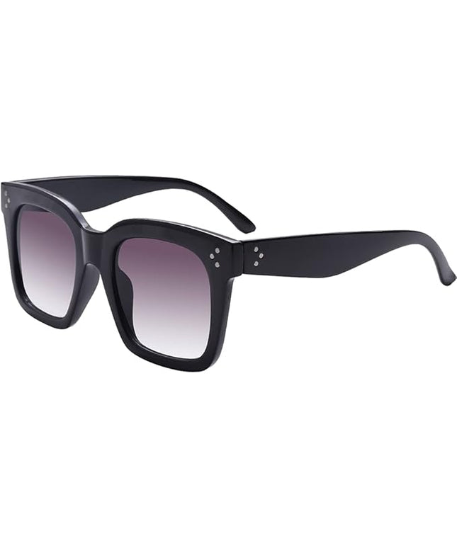 Vintage Women Oversized Sunglasses Designer Luxury Square Sun Glasses UV400 Protection Flat Lens