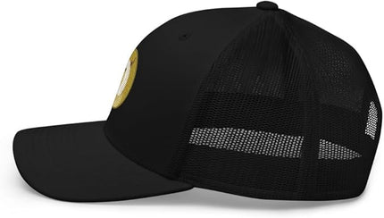 Dogecoin Crypto Embroidered Logo Trucker Cap