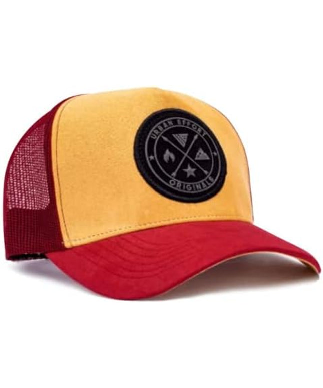 Urban Effort Mesh Back Cap - for Men and Women Baseball Hat 5-Panel Trucker Hat - Great Snapback Closure for Hunting & Hiking
