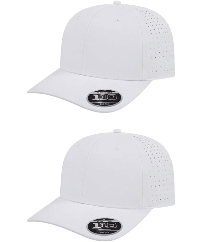Cap America i8533 Flexfit 110 Perforated Performance Snapback Mid Profile 6-Panel Cap w/UV Guard & Adjustable Snapback