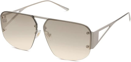 SOJOS Trendy Aviator Sunglasses Mens Womens Retro Metal Rimless Frame Shades Lentes De Sol Para Mujer SJ1192