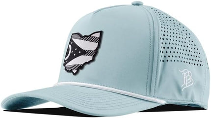 Branded Bills Ohio Vintage PVC 5-Panel Performance, Lightweight, Comfortable Baseball Cap