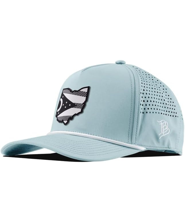 Branded Bills Ohio Vintage PVC 5-Panel Performance, Lightweight, Comfortable Baseball Cap