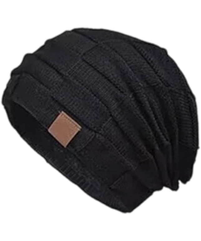 Beanie for Men and Women, Cuffed Knitted Fleece Lined Soft Warm Running Cycling Ski Hats Stocking Beanies Skull Cap