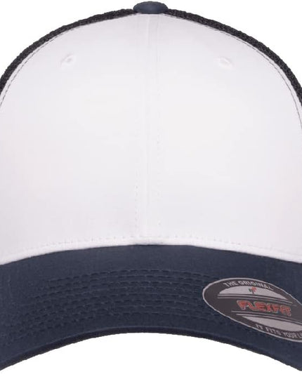 Flexfit 6511 Fitted Mid-Profile Stretchable Mesh Panels Trucker Cap | Bulk Pack Available