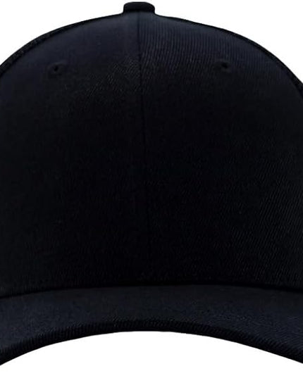Mesh Snapback Hat (M/L/XL/XXL) - Blank Structured Men's Trucker Hats-Baseball Caps - Adjustable Ball Cap